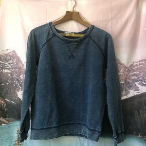 Henley style sweatshirt